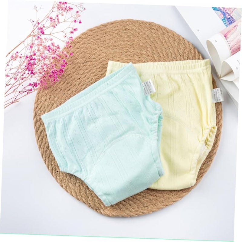 Potty Training Pants For Girls 2 Pack Breathable Cotton Leak Proof Assorted Colors - Image 3